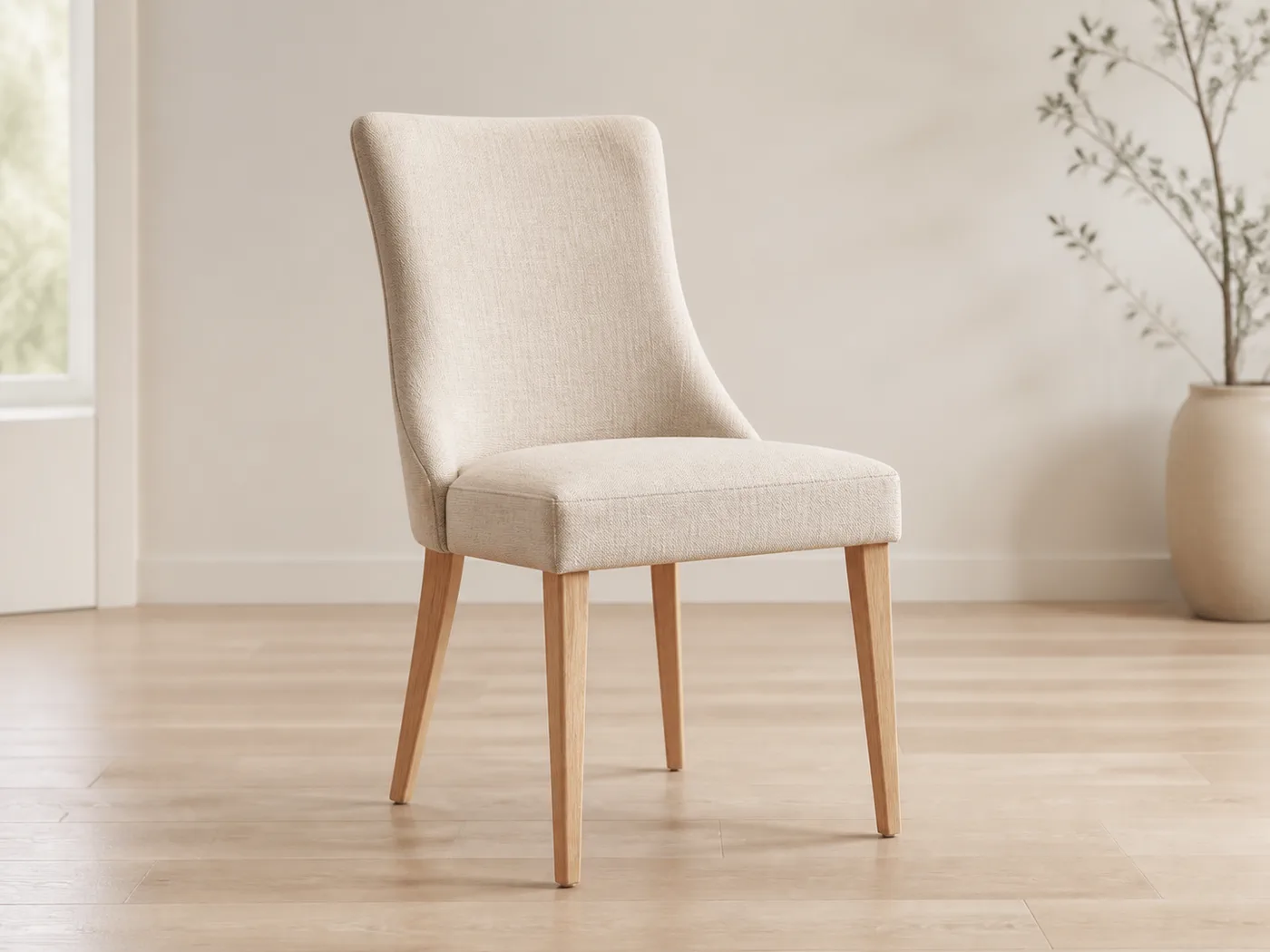 Linen Dining Chair