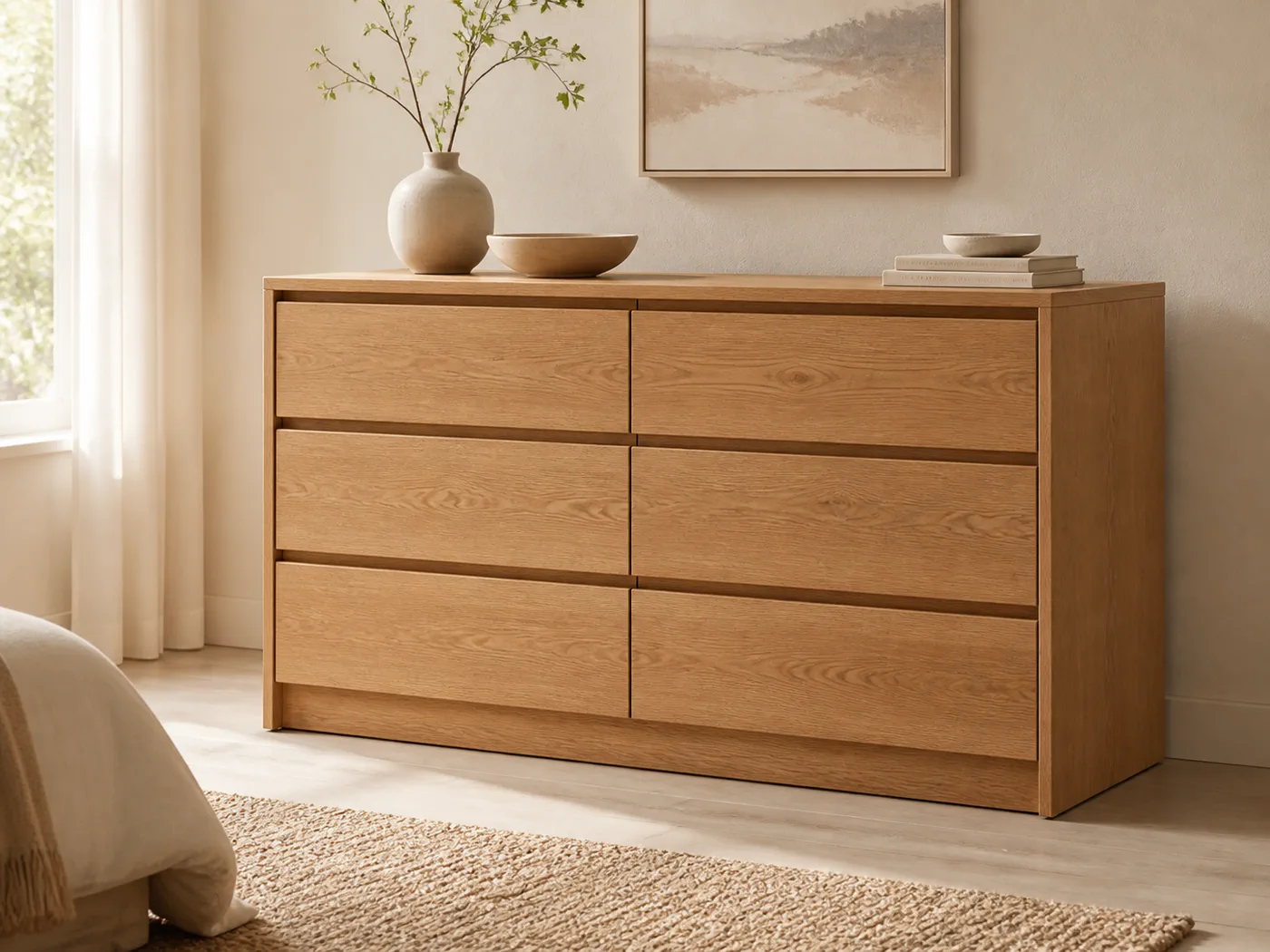 Oakline Six-Drawer Dresser