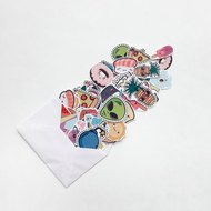 Die-cut sticker product samples