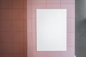 Blank display board product sample