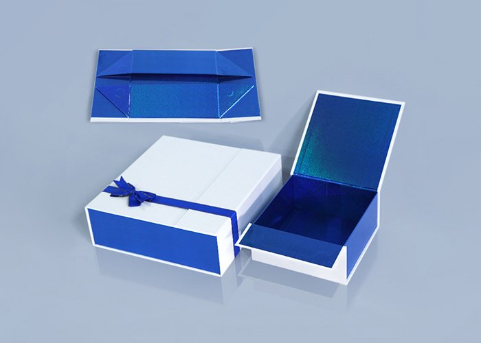 Blue folding box product photo
