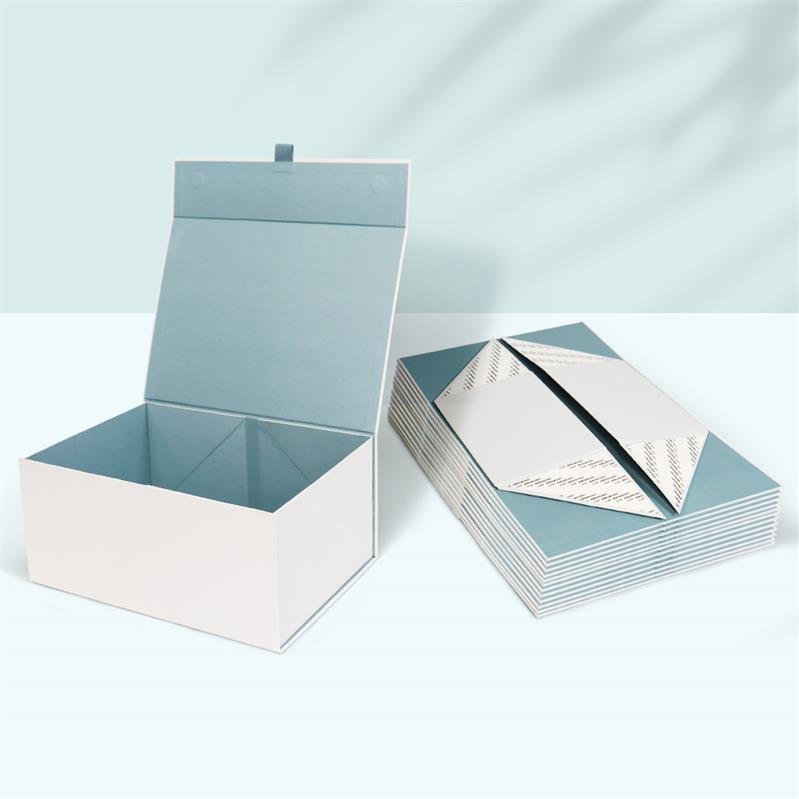Flat-pack folding gift box