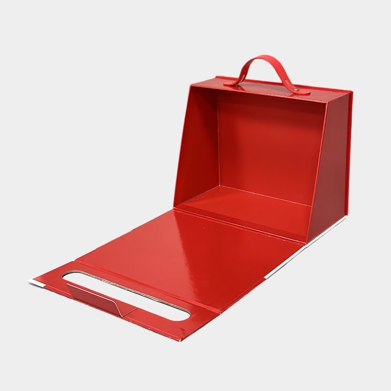 Folding magnetic gift box