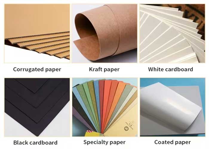 Corrugated, kraft, coated and specialty paper options