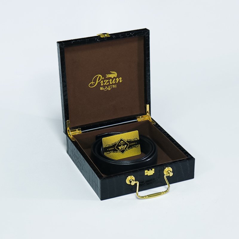 Custom Belt Lid-and-Base Box reference 1