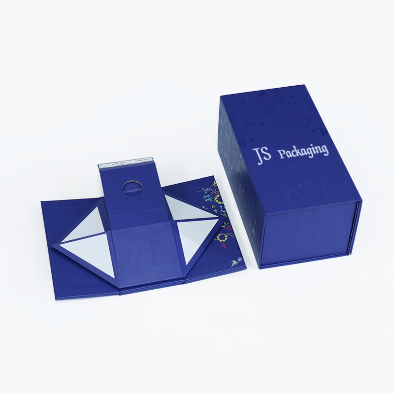 Custom Foldable Wine Bottle Box reference 2