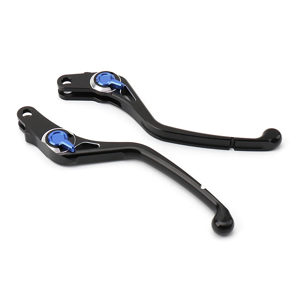 Motorcycle brake and clutch levers prepared for a fitment review