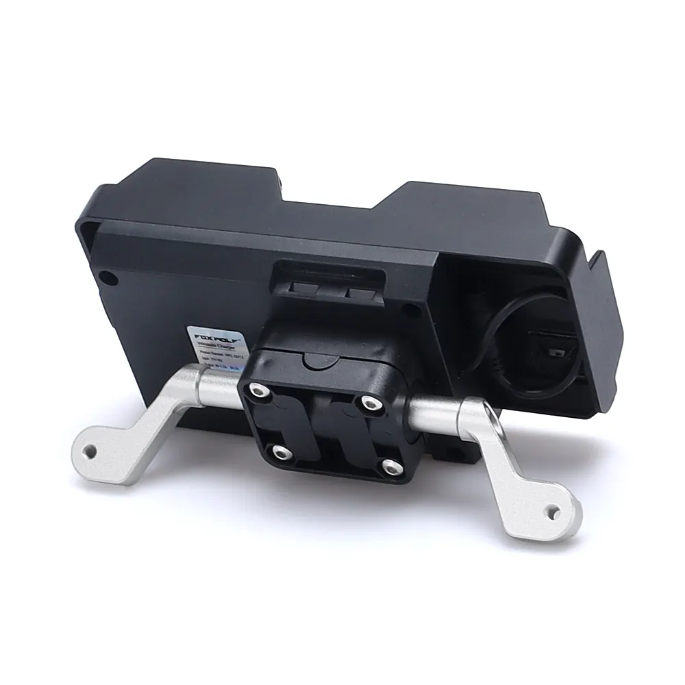 12MM 22MM Motorcycle GPS Phone Holder USB Wireless Charger Navigation Bracket Mount