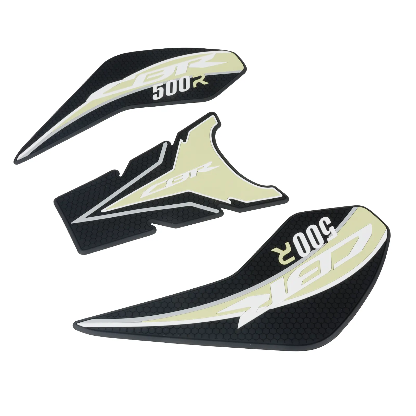 For Honda CBR500R Non-slip Side Fuel Tank Pad Protection Sticker CBR 500 R 500R Motorcycle Rubber De