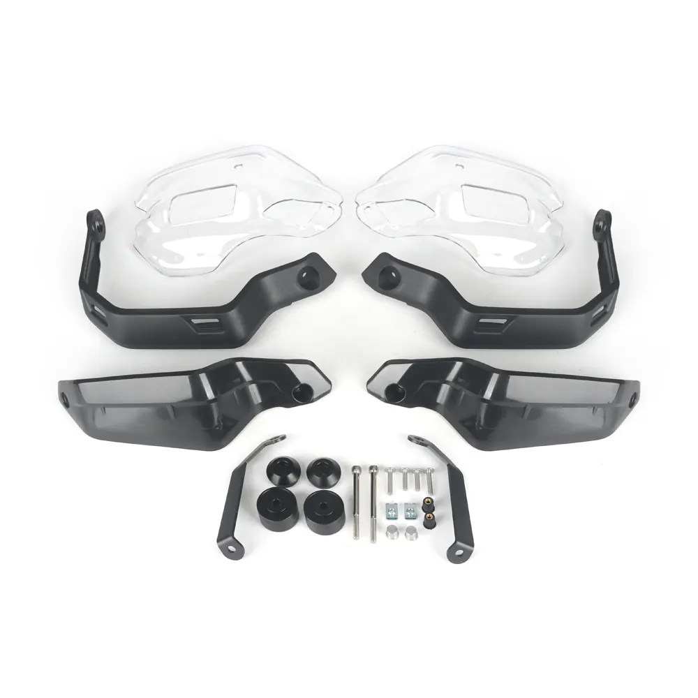 Hand protection rod, hand protection windshield kit