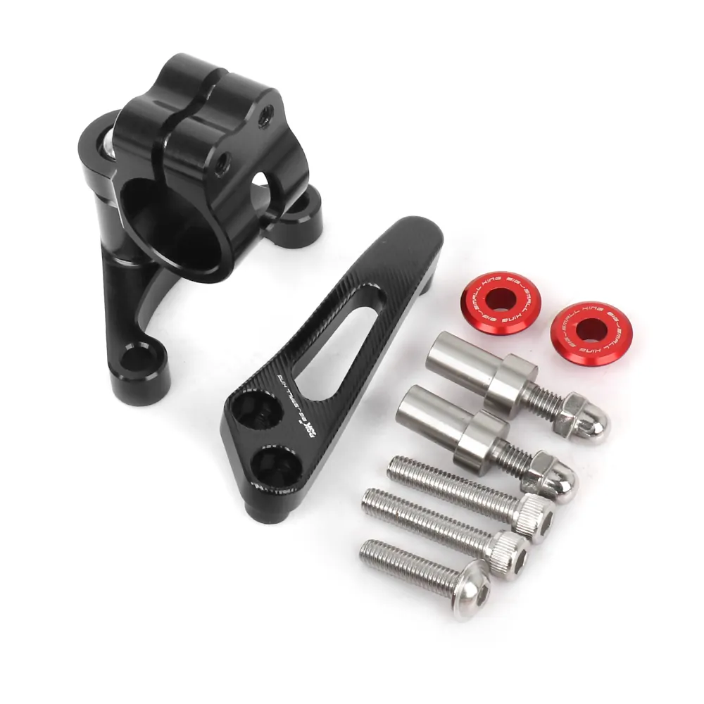 Motorcycle Accessories Damper Stabilizer Bracket Steering Mount Kit
