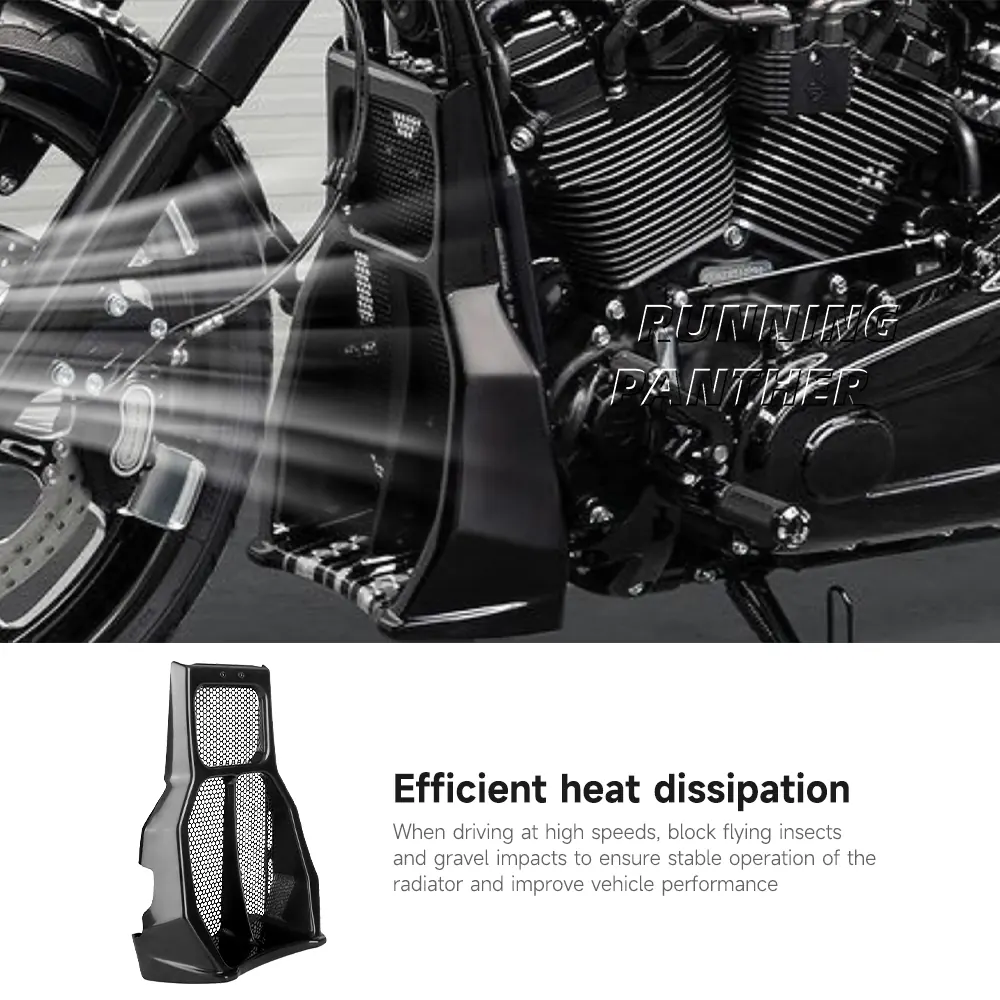 Motorcycle accessories, motorcycle fairing Lower Front Spoiler Air Dam Fairing Mudguard Cove · Ref 0222