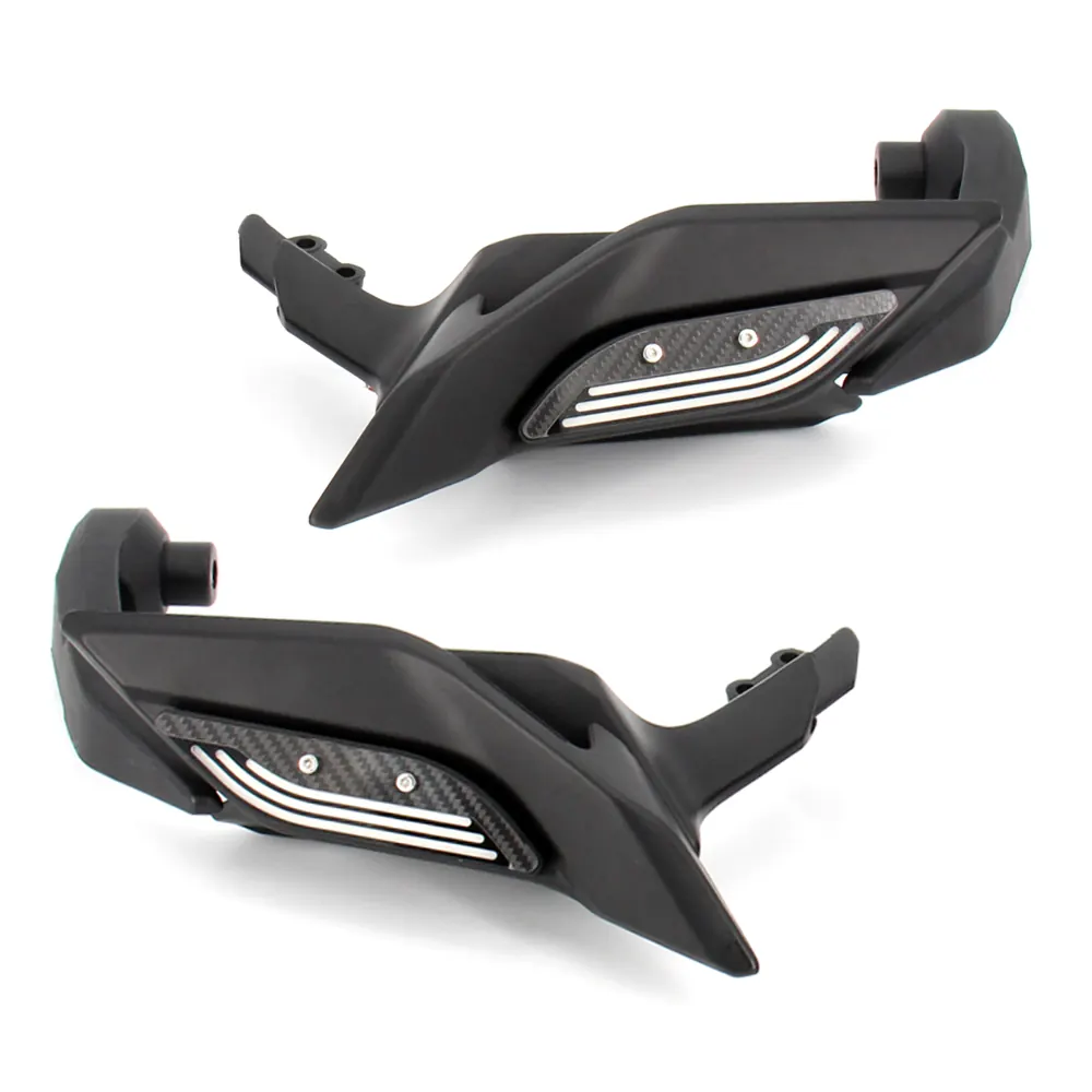 Motorcycle Acrylic Handguard With LED Light Hand Shield Guard Protector Kit