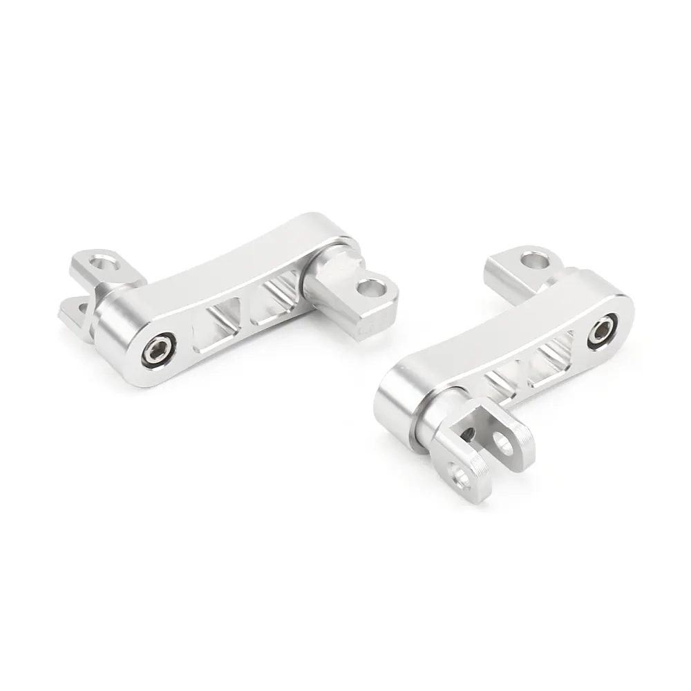 Motorcycle Adjustable Footpeg Extension 360° Rotatable Foot Pegs Pedal