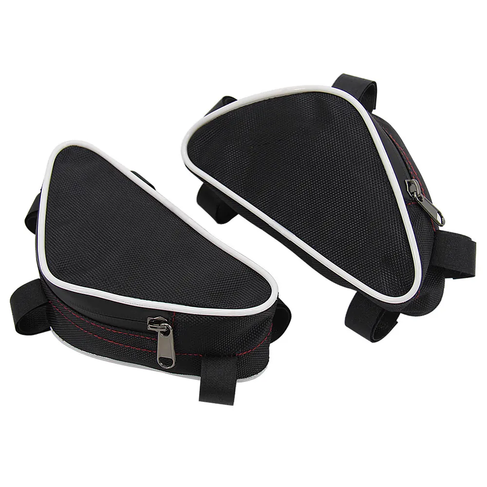 Motorcycle Frame Side Bag With Logo Crash Bar Bags Repair Tool Packs Accessory Saddlebags