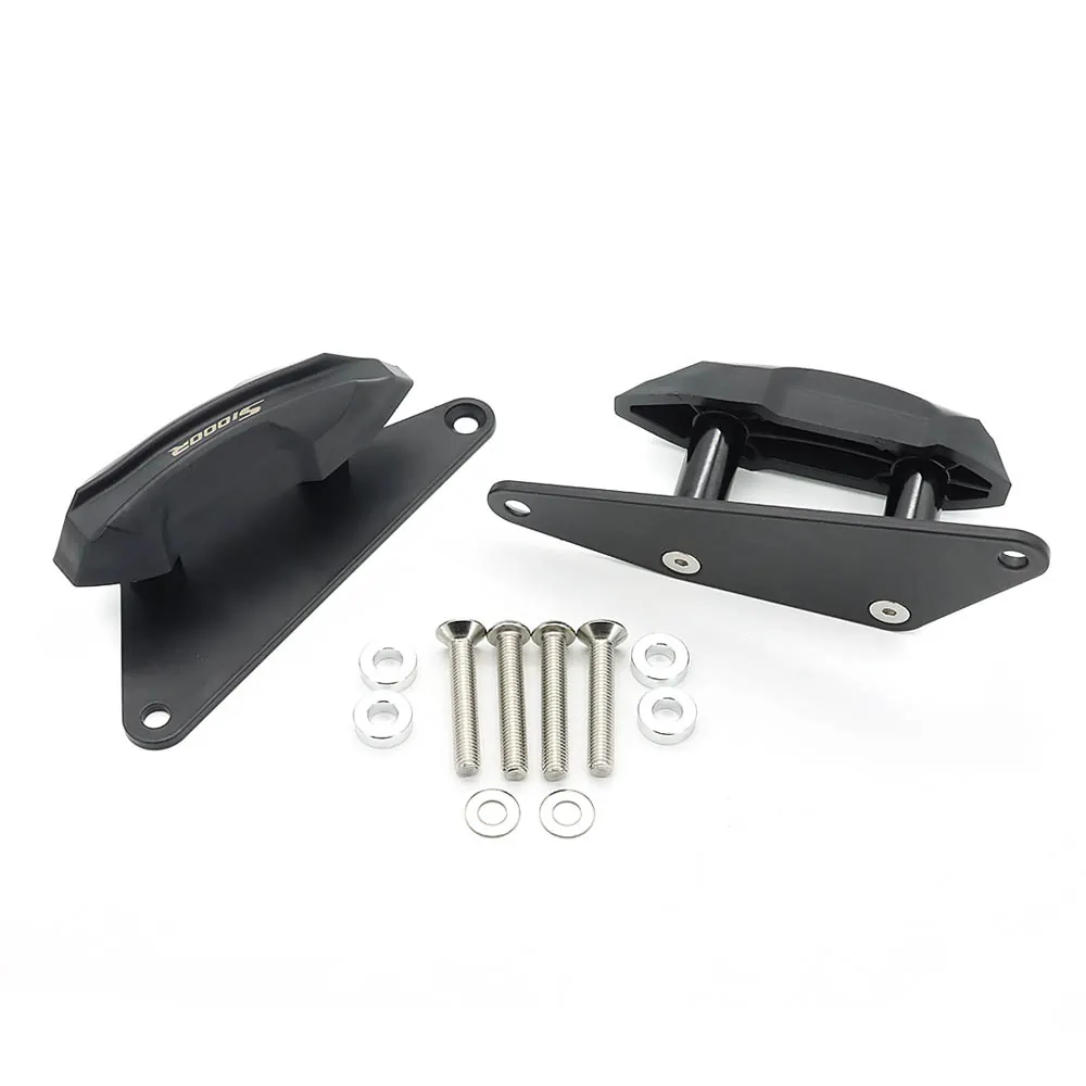 Motorcycle Frame Sliders Protector Guard Anti-Fall Glue Falling Protection Pads Set