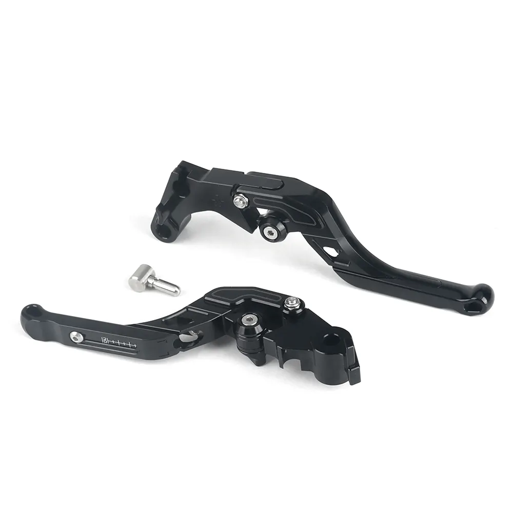 Motorcycle Handlebar Brake Clutch Levers Handle Hand Control Black Kits