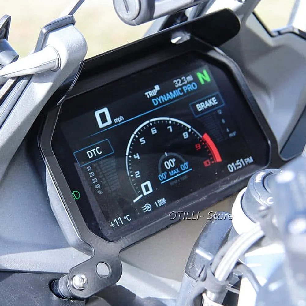 Motorcycle Instrument Cover Speedometer Sun Visor Meter Frame Protector Screen Dashboard Guard