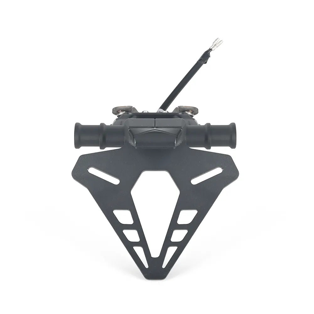 Motorcycle rear short tailstock neat license plate holder tailstock bracket LED light