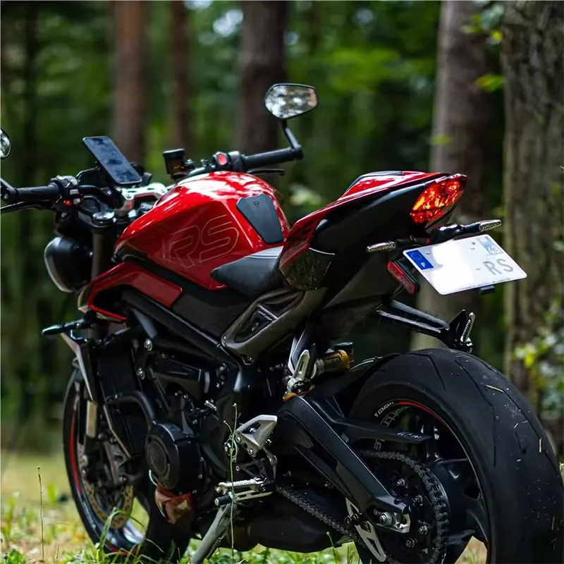 Motorcycle Rubber Fuel Tank Pad Sticker Non-slip Waterproof Gas Tankpads