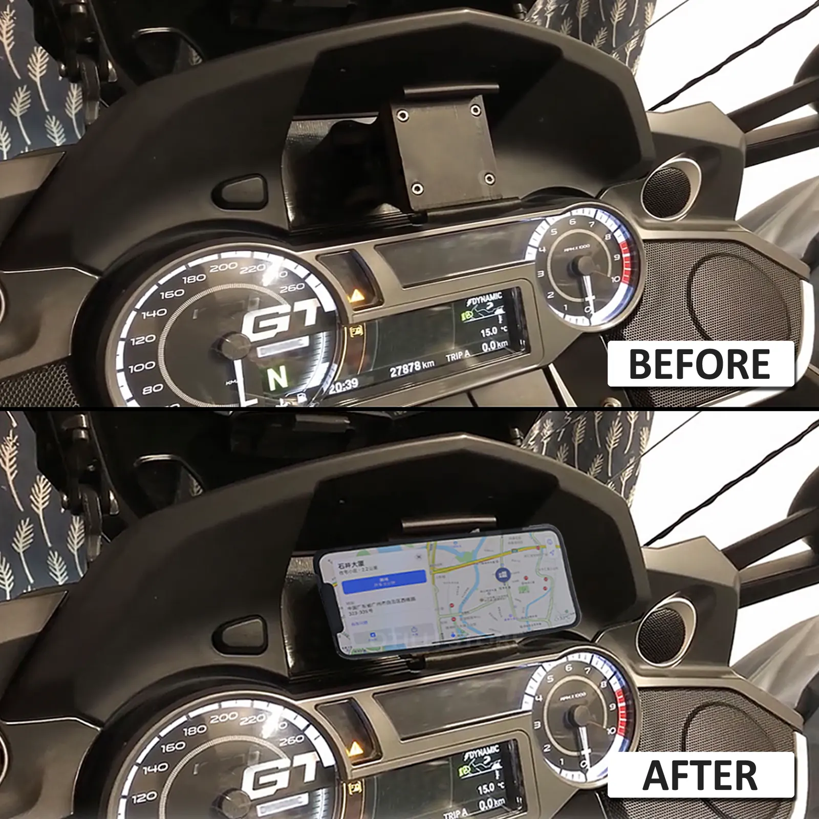 手机支架BMW K1600GTL K1600GT K1600B 2011-2020