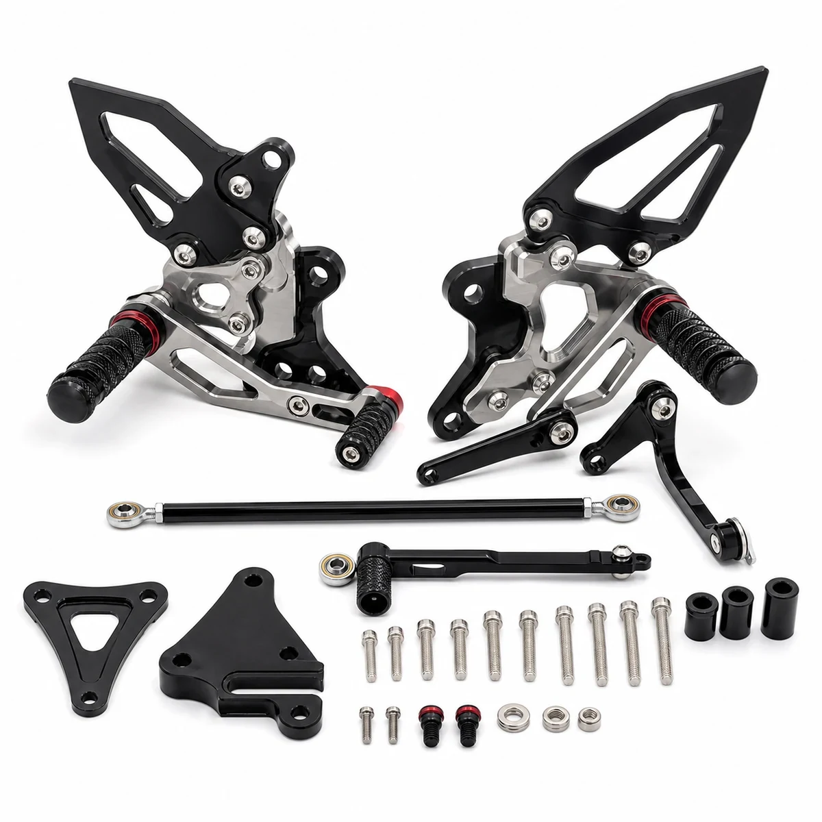 Rearset Kit (CNC) clean white background product photo
