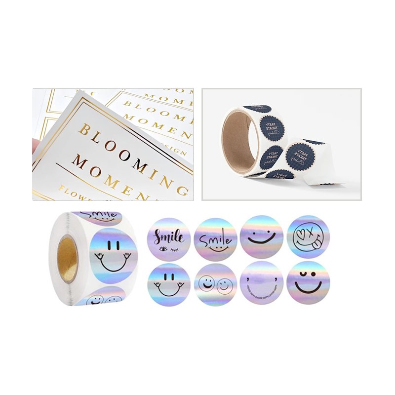 Sticker and label packaging accessory sample